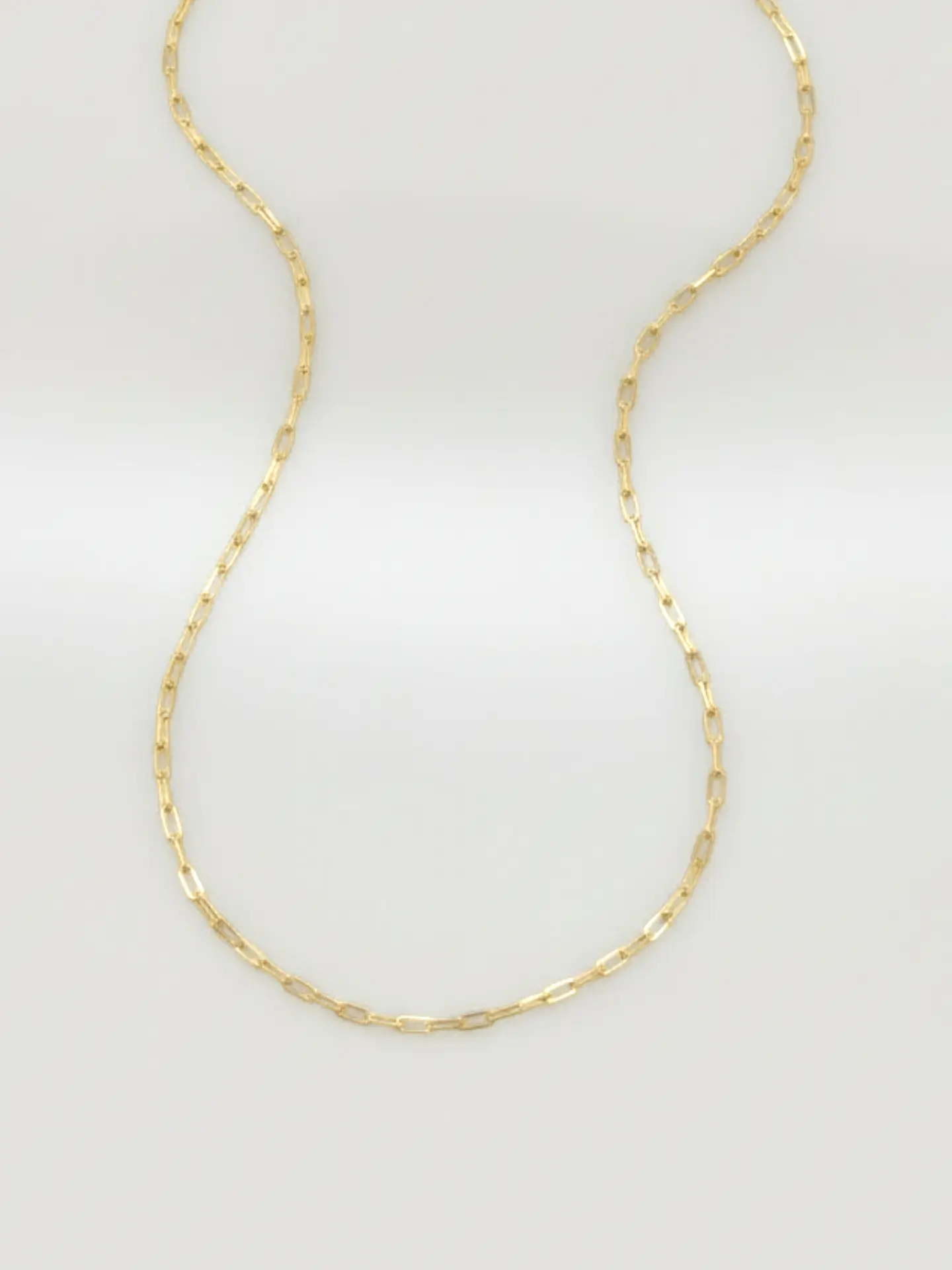 Cadena Limada Línea de Oro Oro 18k 4