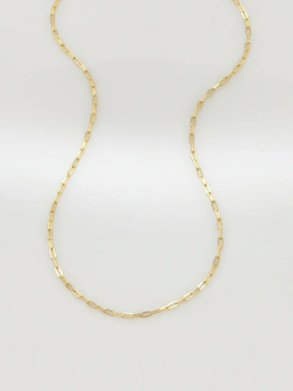 Cadena Limada Línea de Oro Oro 18k 4