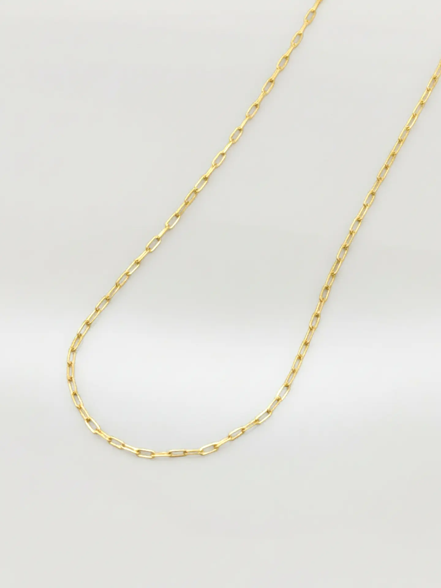 Cadena Limada Línea de Oro Oro 18k 5