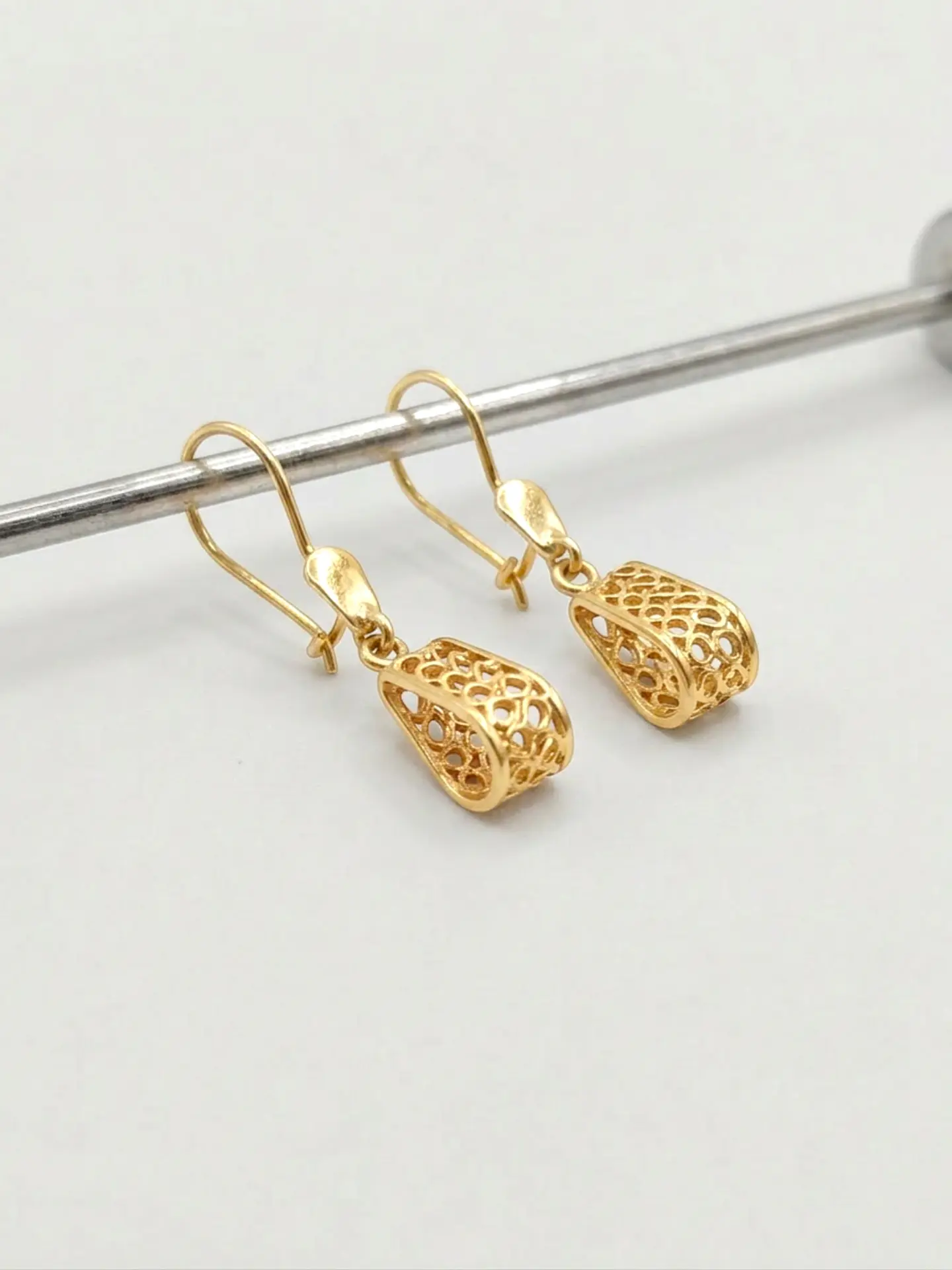 Aros Filigrana Colgante Imperial Oro 18k 3