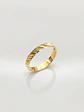 Argolla Individual Nupcial Diagonal Chico Oro 18k - Miniatura 1