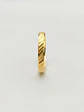 Argolla Individual Nupcial Diagonal Chico Oro 18k - Miniatura 2