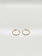 Aros Tubulares Minimalistas Oro 18k - Miniatura 1