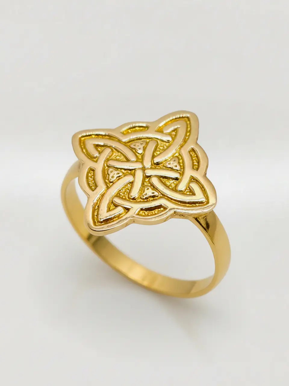 Anillo Amuleto Nudo de Bruja Oro 18k 2
