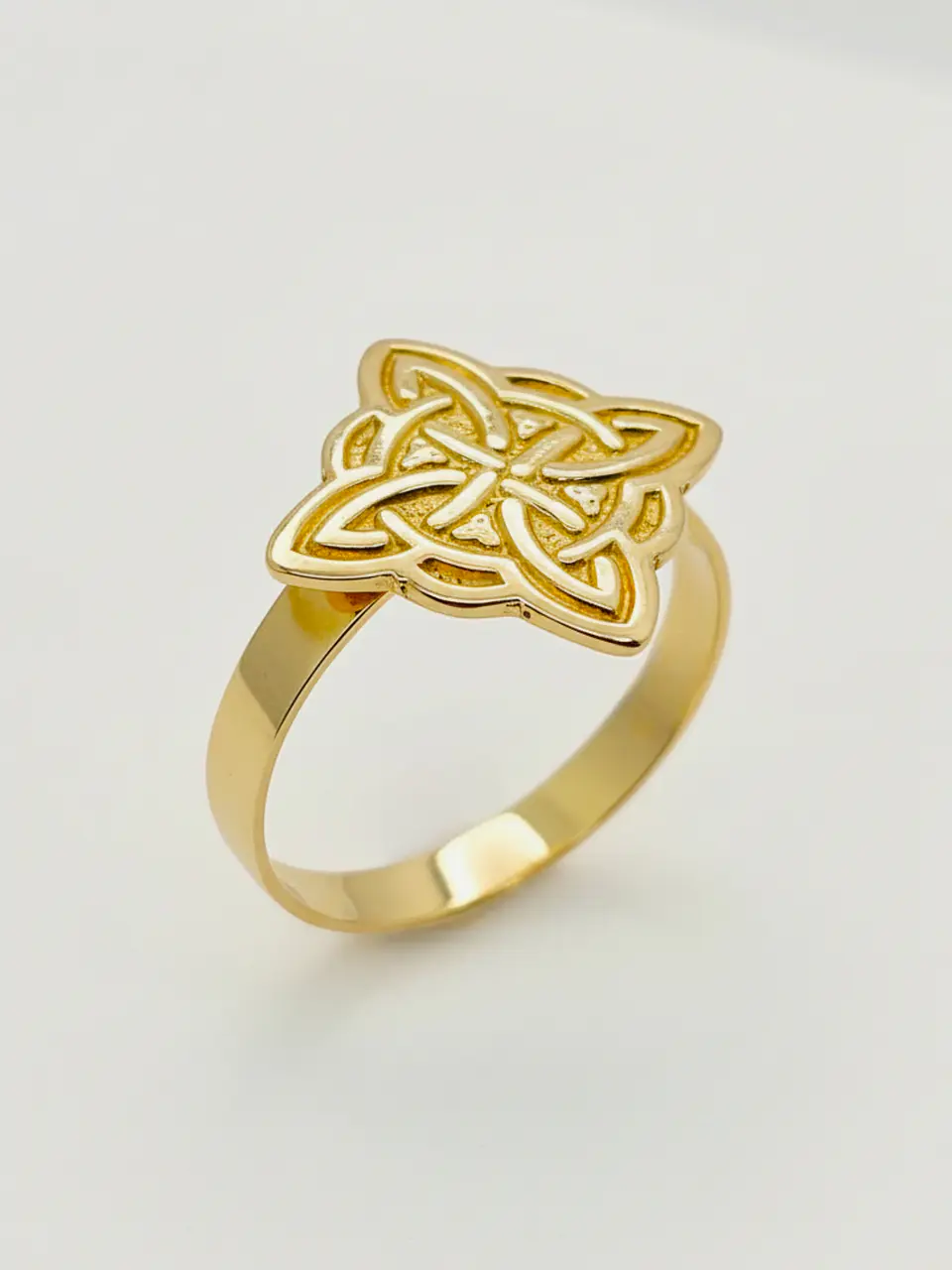 Anillo Amuleto Nudo de Bruja Oro 18k 3