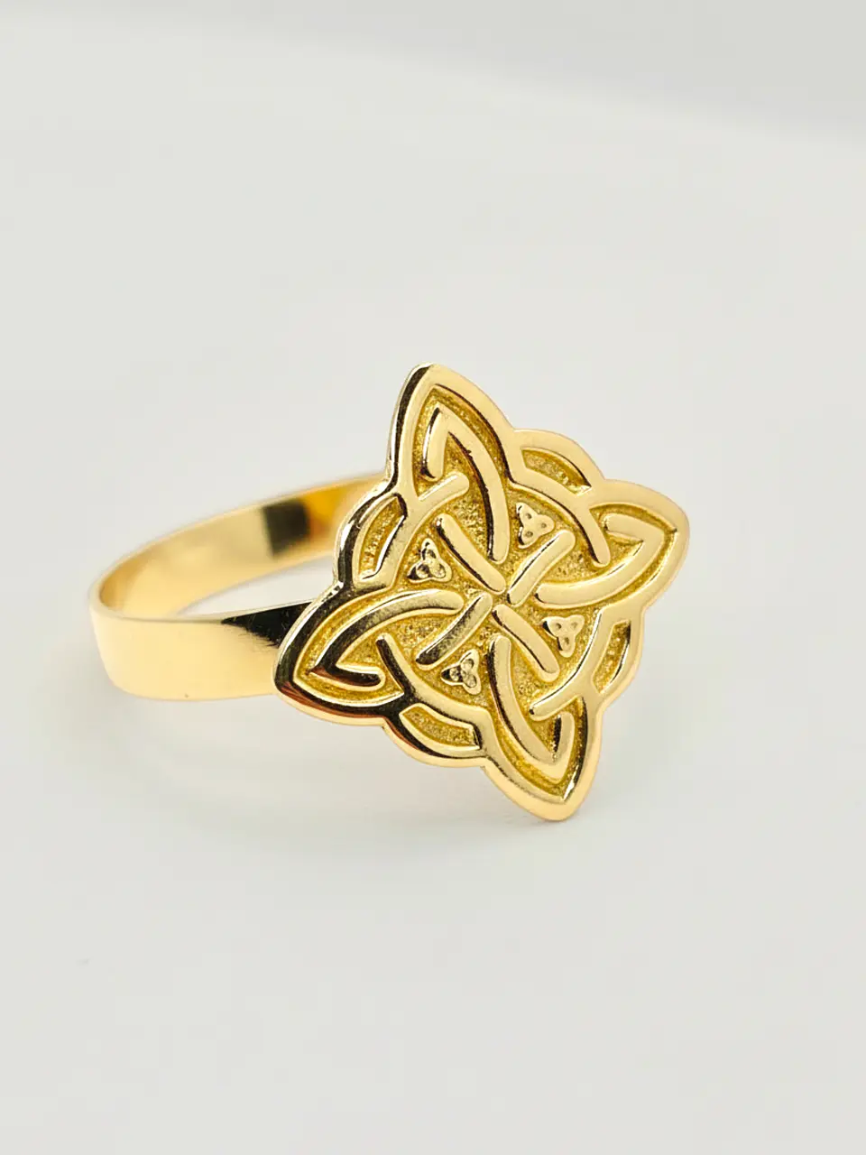 Anillo Amuleto Nudo de Bruja Oro 18k 5
