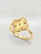 Anillo Flor de Mayo Satín Oro 18k - Miniatura 1