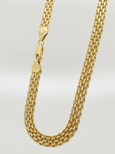 Pulsera Tejido Chino Distinción Mediano Oro 18k