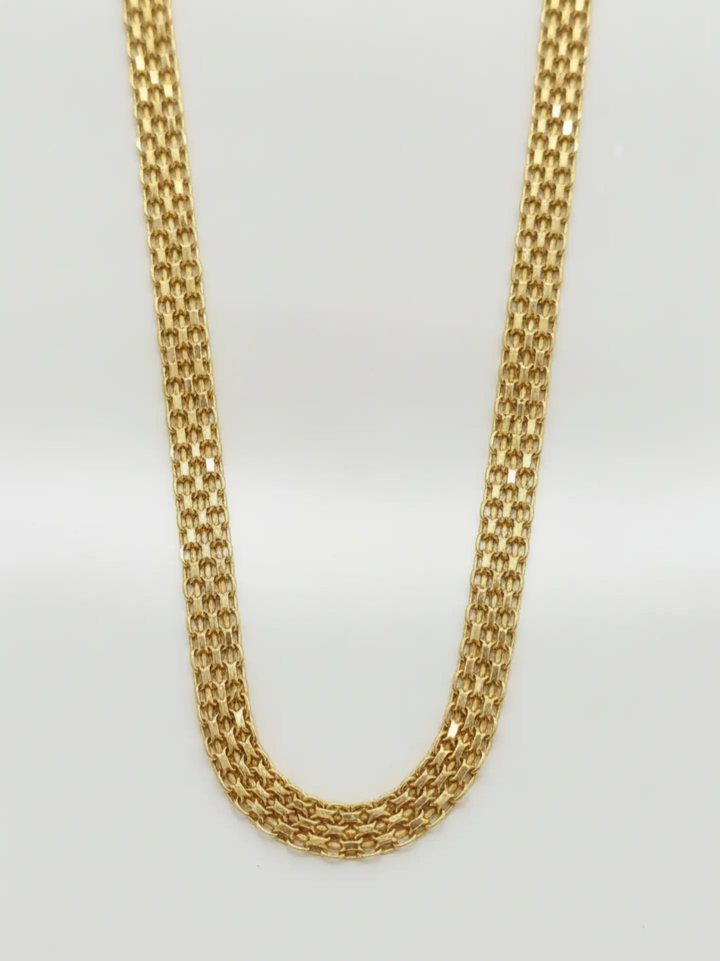 Pulsera Tejido Chino Distinción Mediano Oro 18k 2