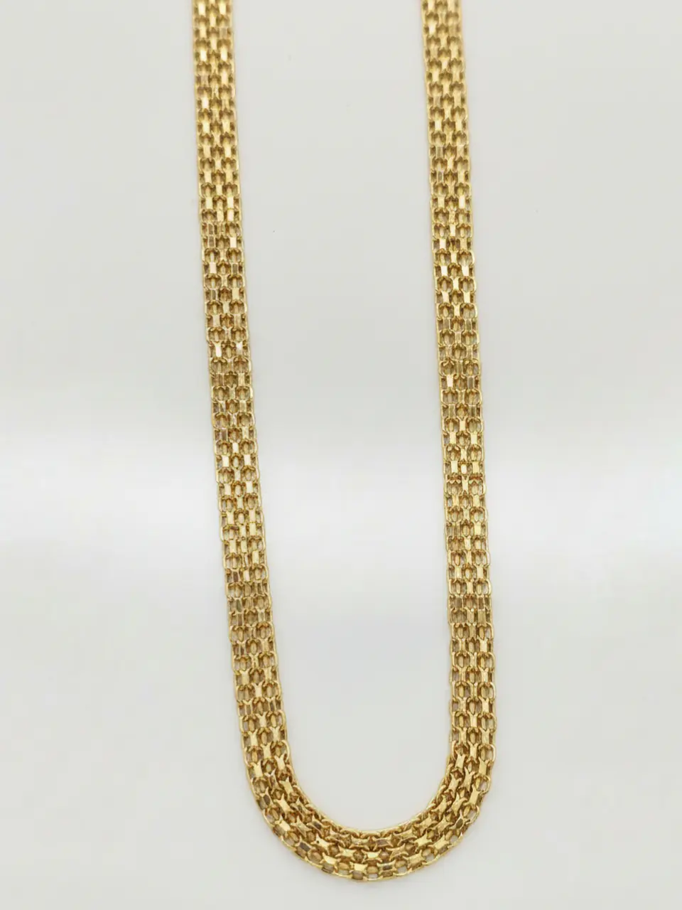 Pulsera Tejido Chino Distinción Mediano Oro 18k 4