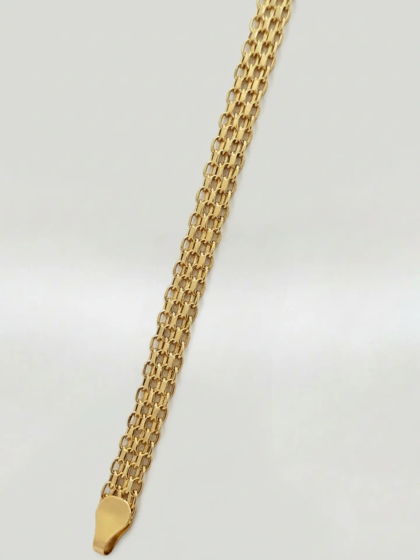 Pulsera Tejido Chino Distinción Mediano Oro 18k 5