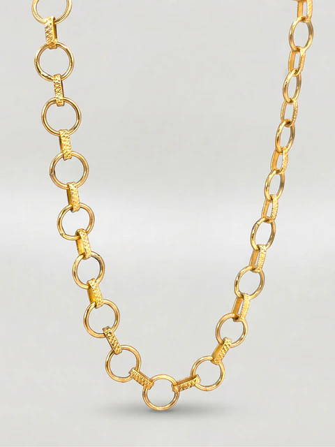 Cadena Rolo Imperial Larga Oro 18k