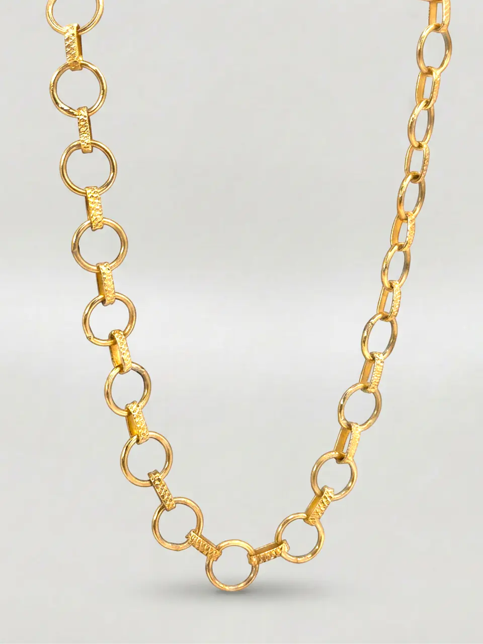 Cadena Rolo Imperial Larga Oro 18k 1