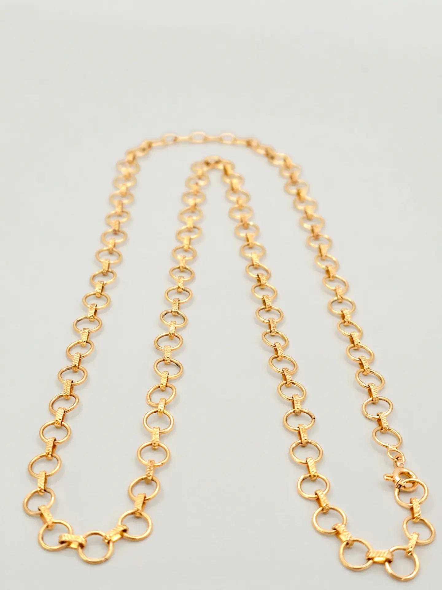 Cadena Rolo Imperial Larga Oro 18k 4