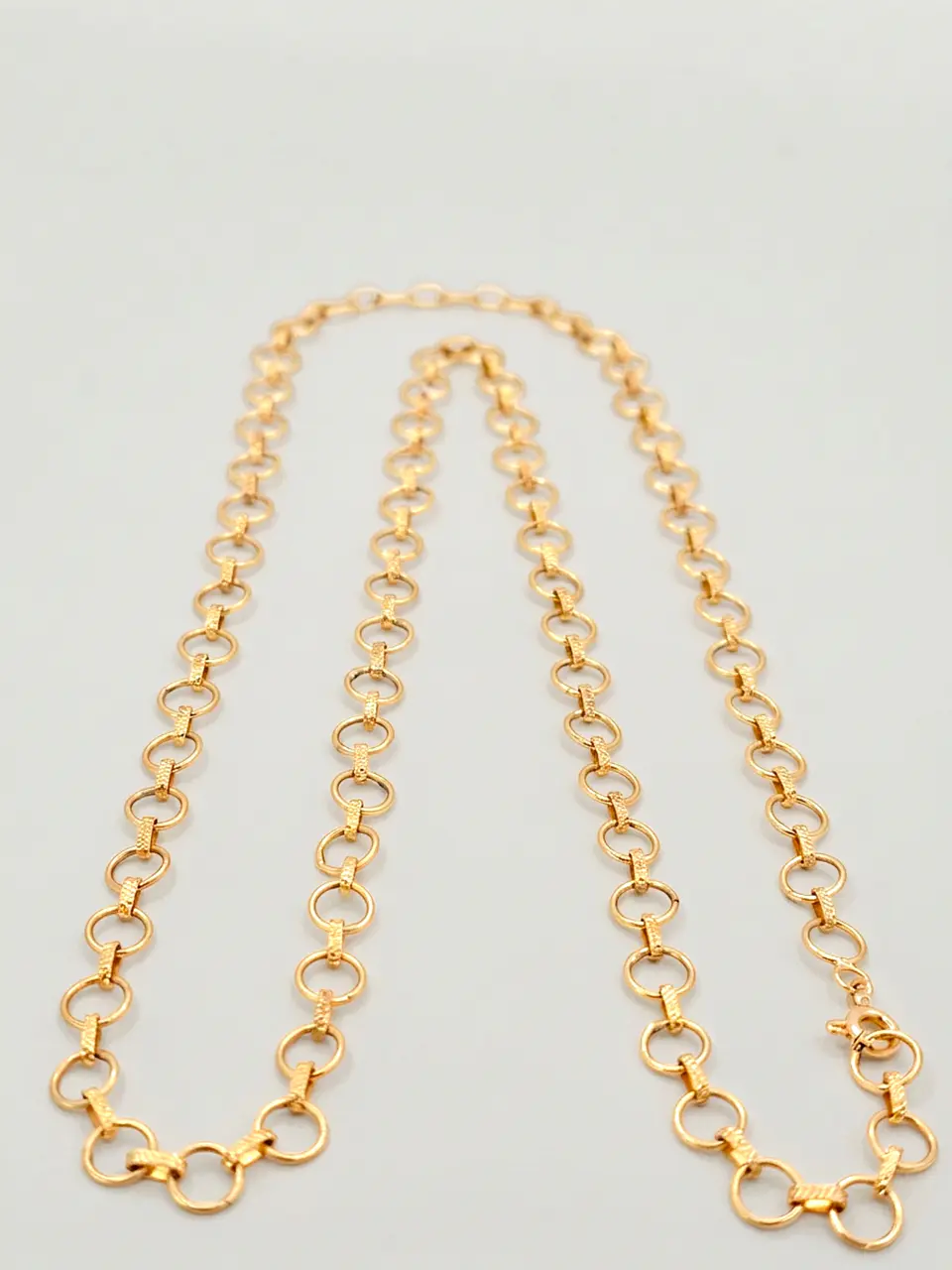 Cadena Rolo Imperial Larga Oro 18k 4