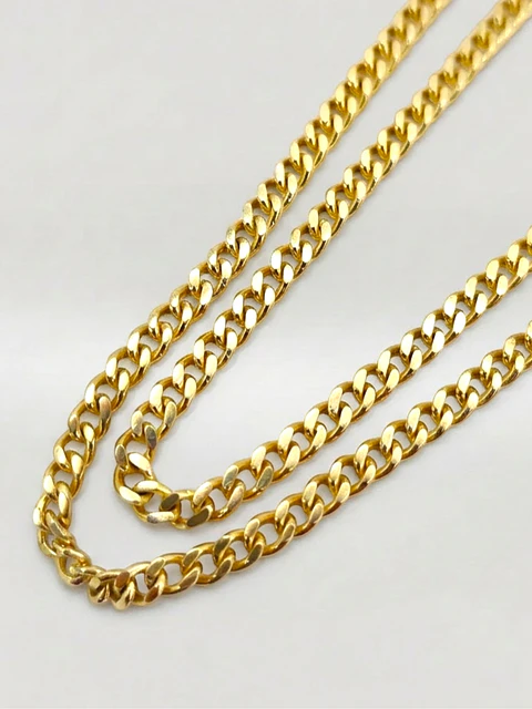 Cadena Grumete Majestuosa Extra Larga Oro 18k