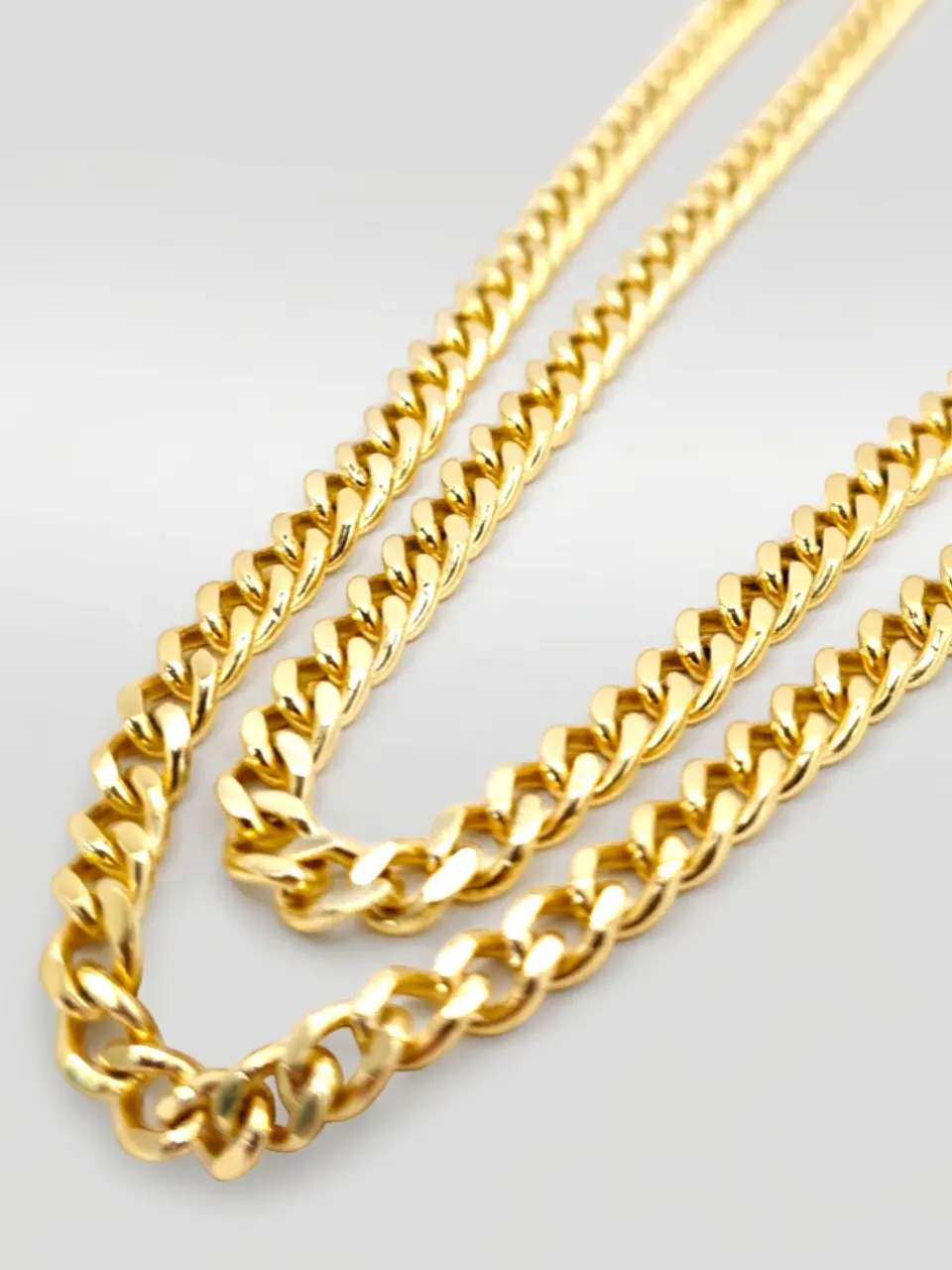 Cadena Grumete Majestuosa Extra Larga Oro 18k 3