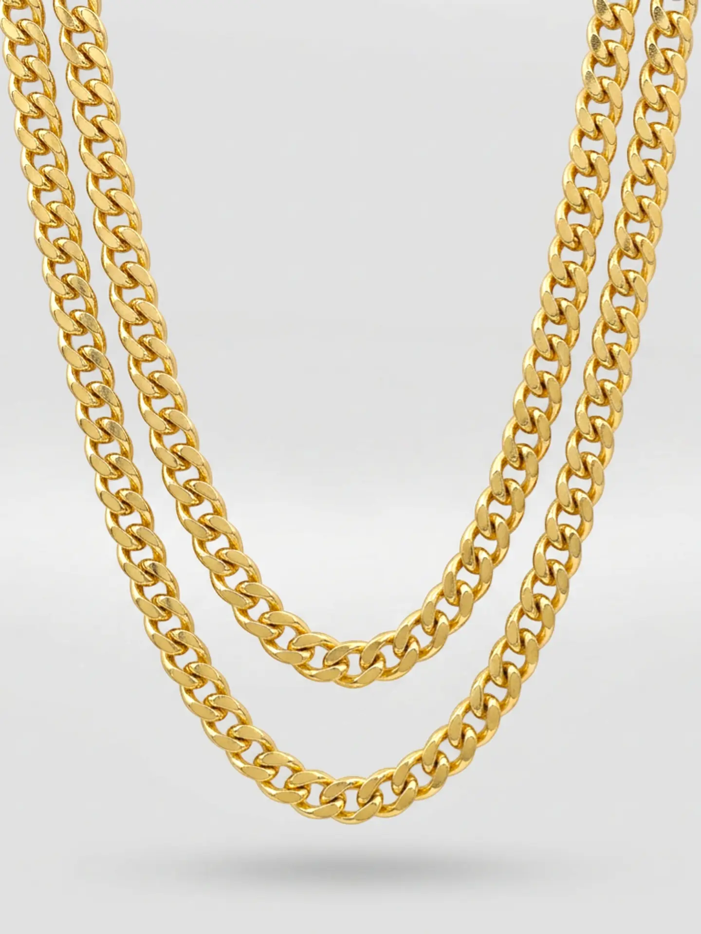 Cadena Grumete Majestuosa Extra Larga Oro 18k 4