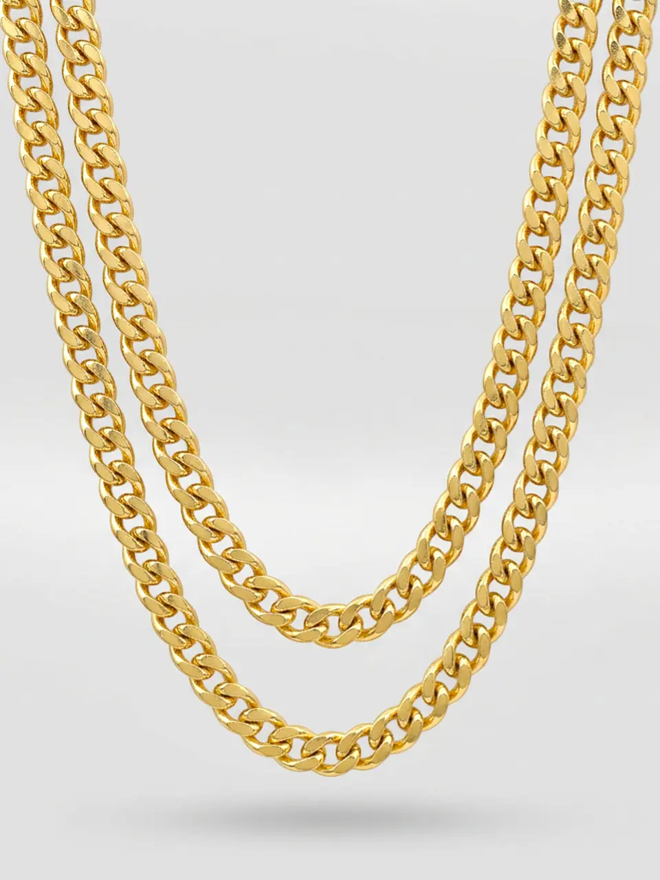 Cadena Grumete Majestuosa Extra Larga Oro 18k 4