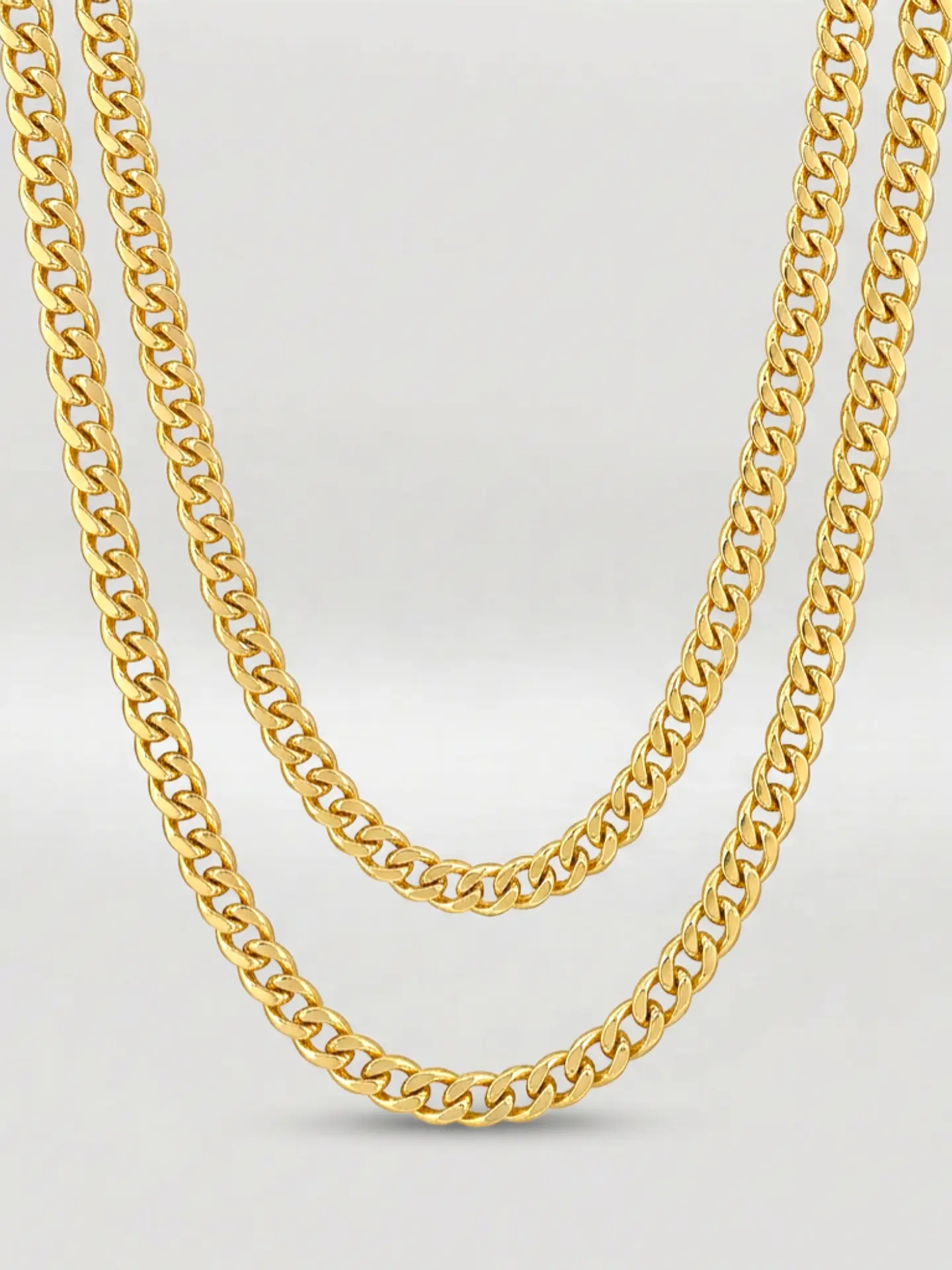 Cadena Grumete Majestuosa Extra Larga Oro 18k 8