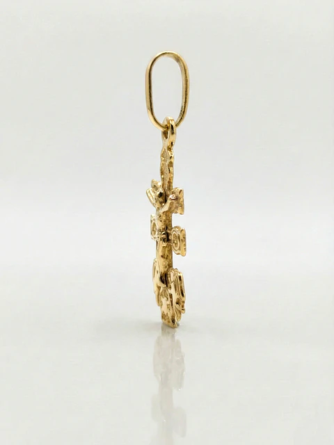 Colgante Cruz de Caravaca Sagrada Oro 18k