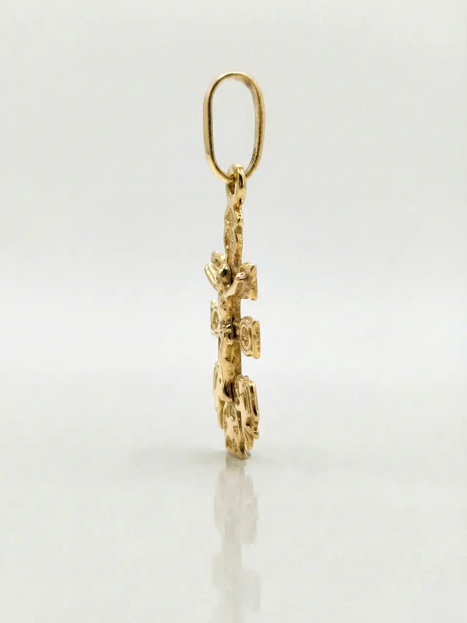 Colgante Cruz de Caravaca Sagrada Oro 18k 2