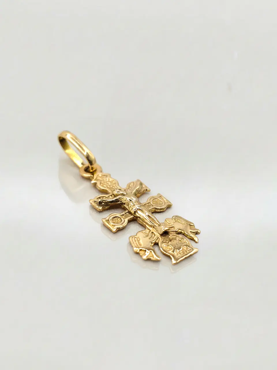 Colgante Cruz de Caravaca Sagrada Oro 18k 5