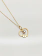 Cadena Corazón de Brillo Circón Oro 18k - Miniatura 2
