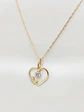 Cadena Corazón de Brillo Circón Oro 18k - Miniatura 7