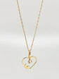 Cadena Corazón de Brillo Circón Oro 18k - Miniatura 3