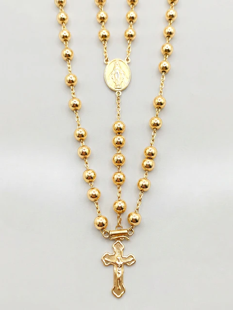 Cadenas Rosario Imperial Extra Largo Oro 18k