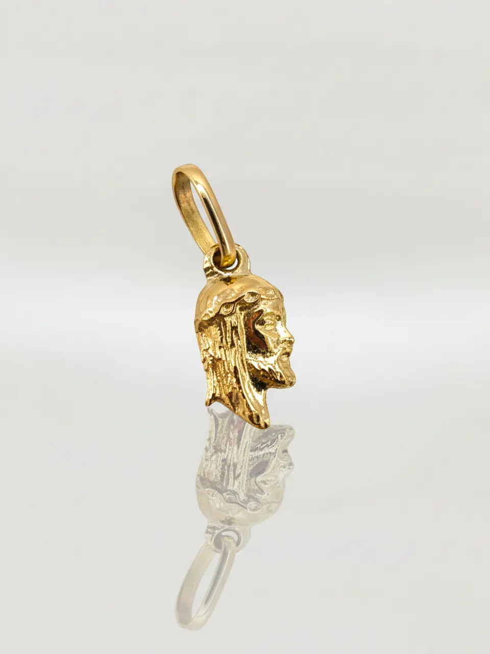 Colgante Cara de Cristo Sagrada Oro 18k 2