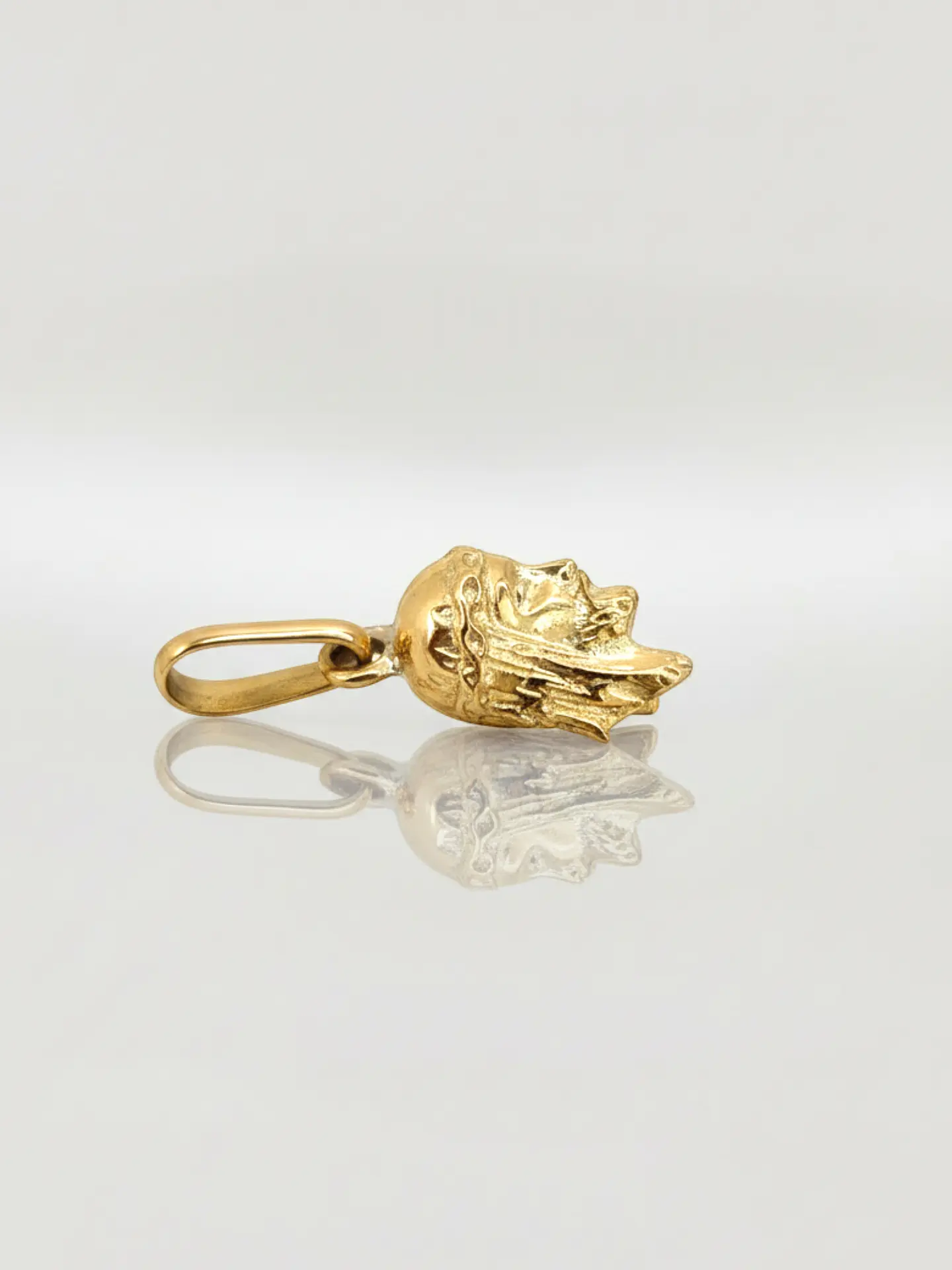 Colgante Cara de Cristo Sagrada Oro 18k 3