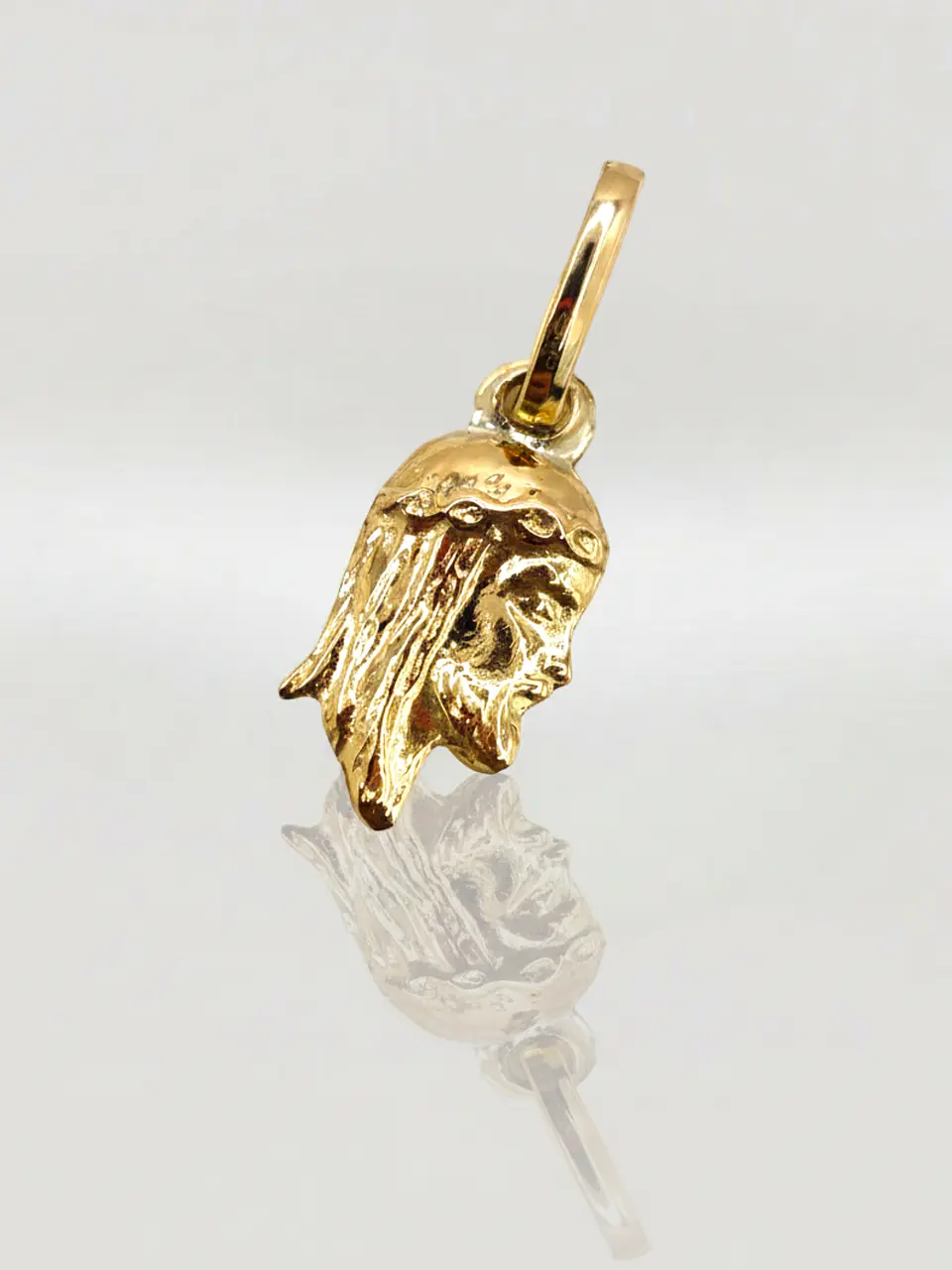 Colgante Cara de Cristo Sagrada Oro 18k 4