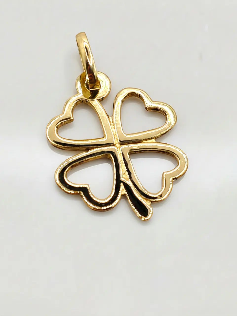 Colgante Trébol de la Suerte Oro 18k 5