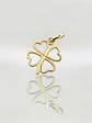 Colgante Trébol de la Suerte Oro 18k - Miniatura 6