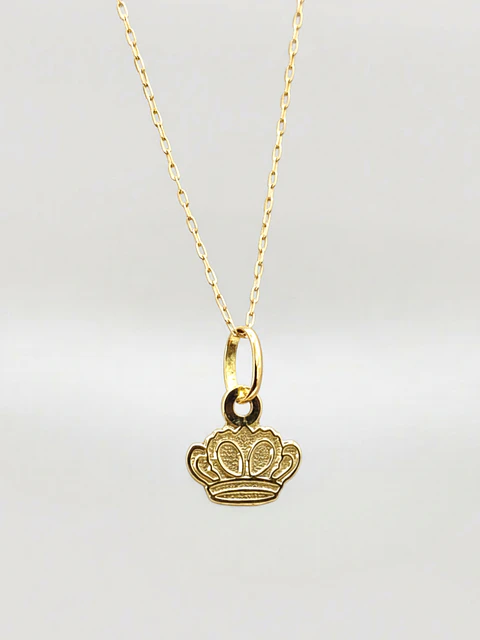 Cadena Corona Imperial Oro 18k