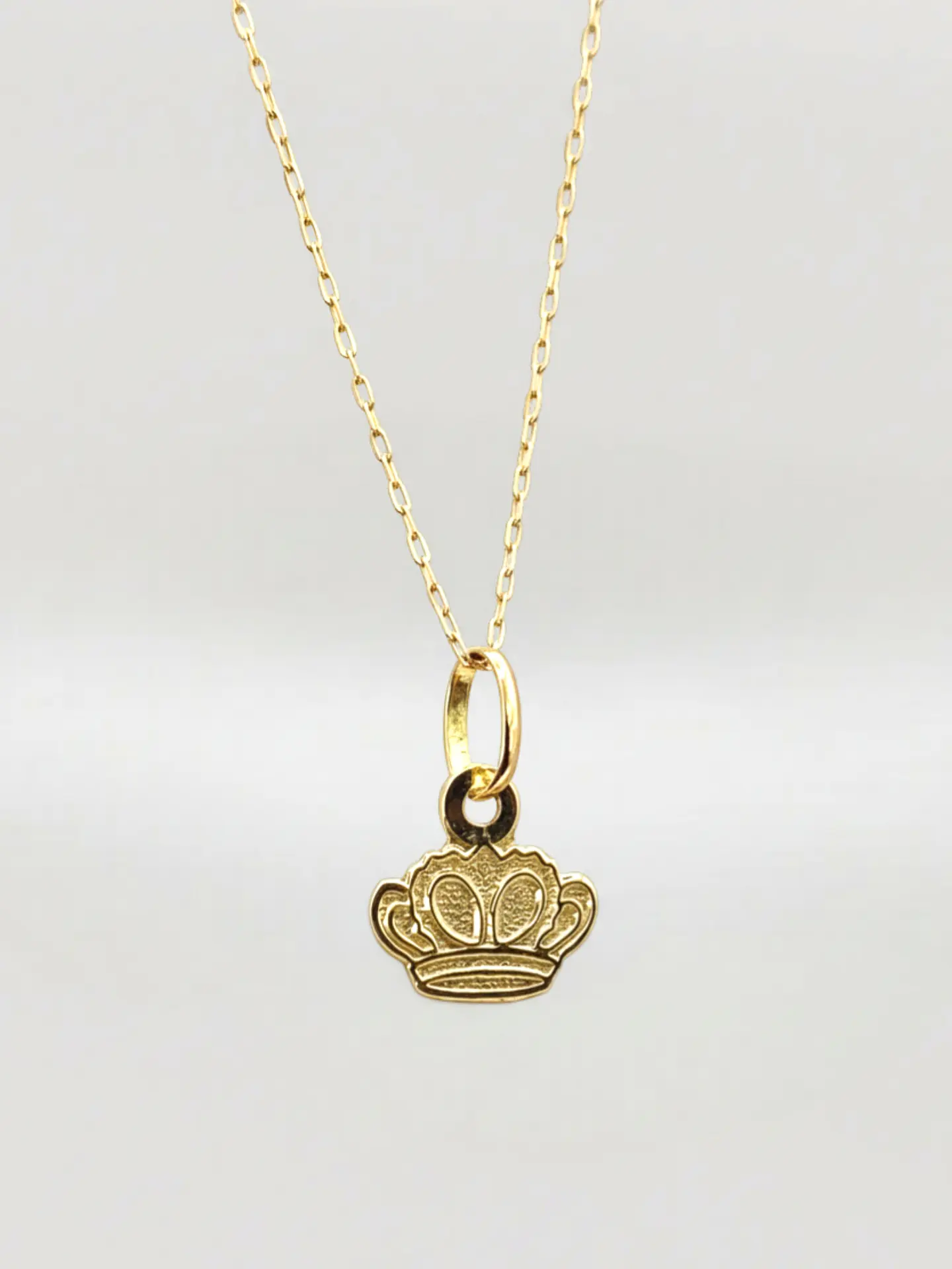 Cadena Corona Imperial Oro 18k 1