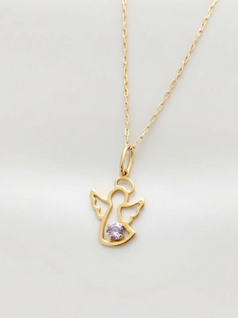 Cadena Ángel de la Guarda Oro 18k 2