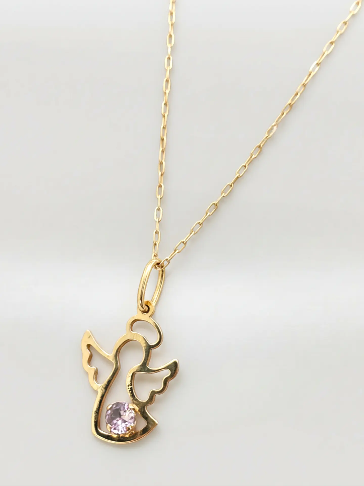 Cadena Ángel de la Guarda Oro 18k 3