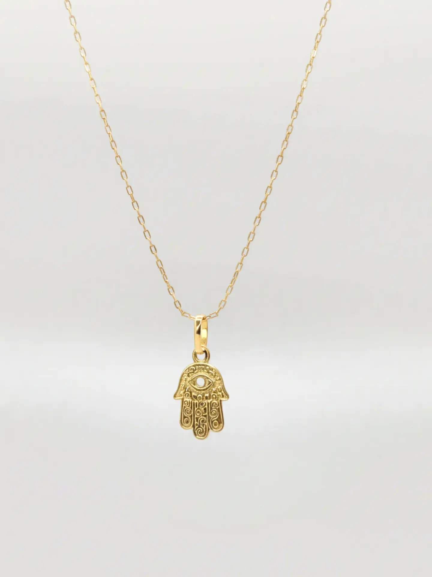 Cadena Mano de Fátima Sagrada Oro 18k 2