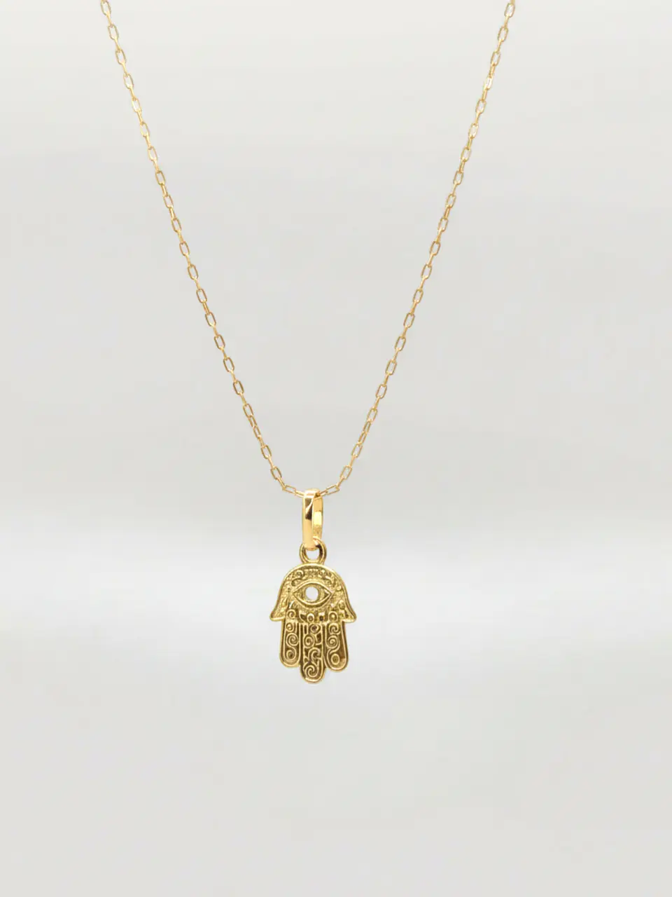 Cadena Mano de Fátima Sagrada Oro 18k 2