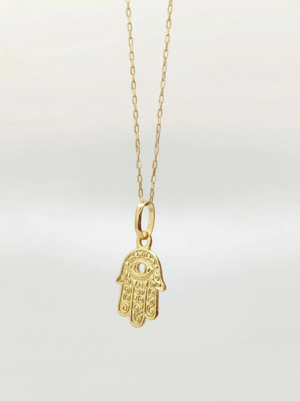 Cadena Mano de Fátima Sagrada Oro 18k 3