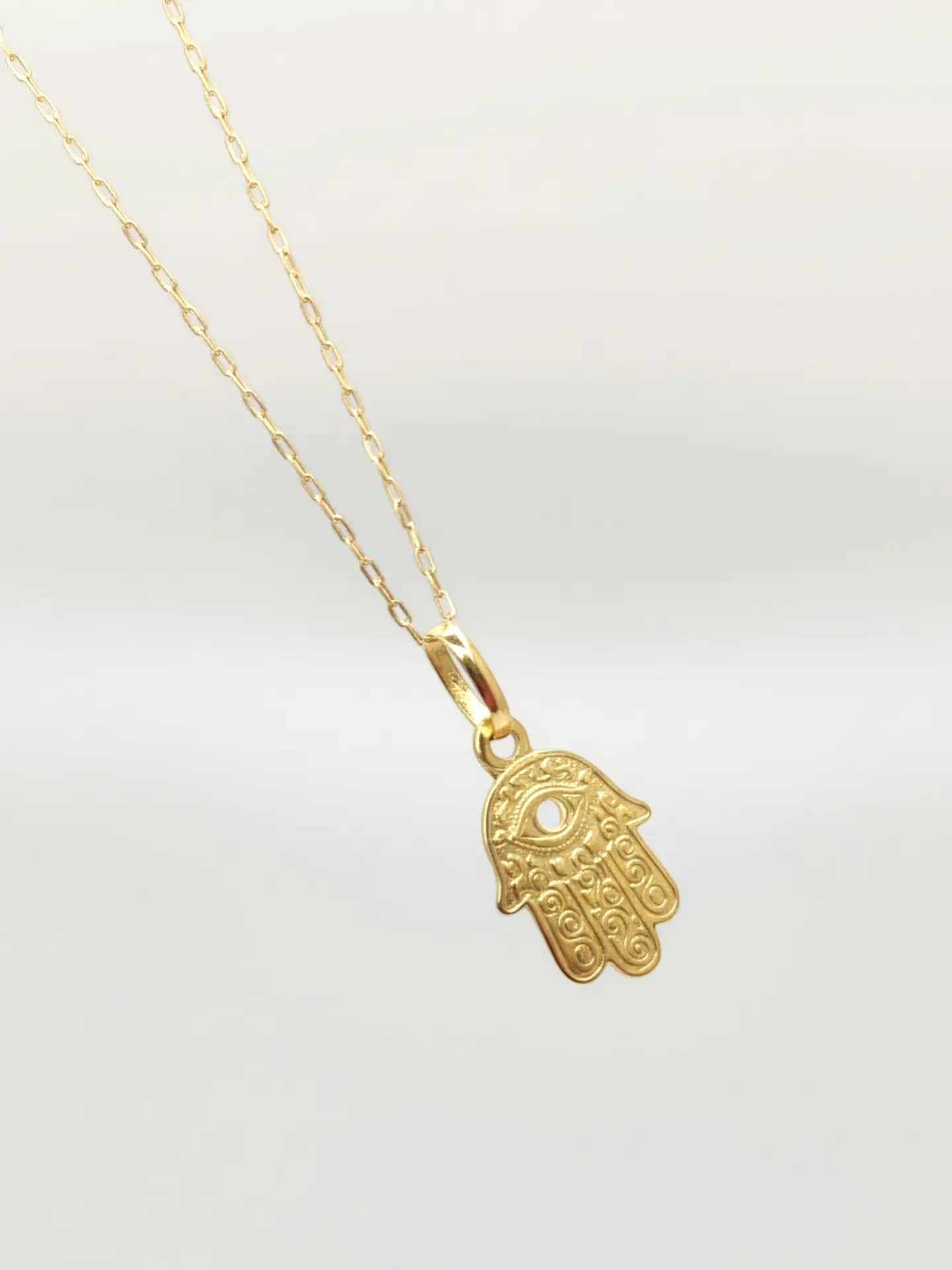 Cadena Mano de Fátima Sagrada Oro 18k 5