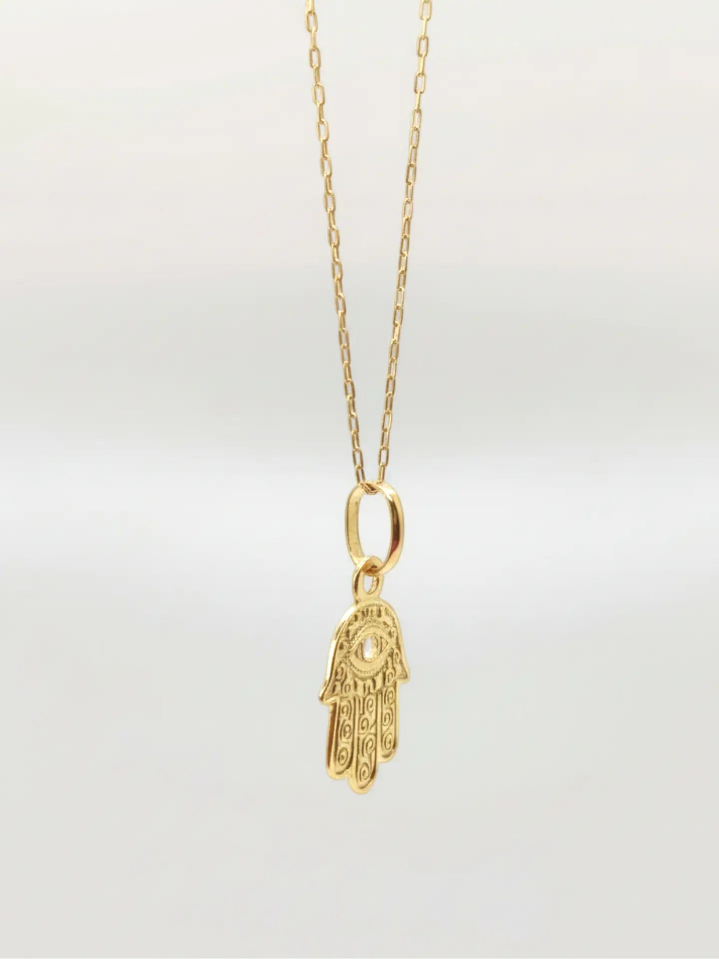 Cadena Mano de Fátima Sagrada Oro 18k 6