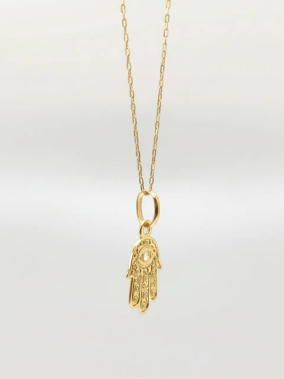 Cadena Mano de Fátima Sagrada Oro 18k 6