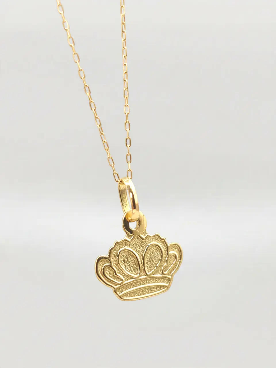Cadena Corona Imperial Oro 18k 3