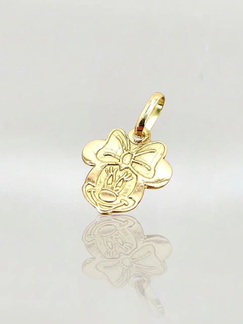 Colgante Minnie Mouse Encanto Oro 18k