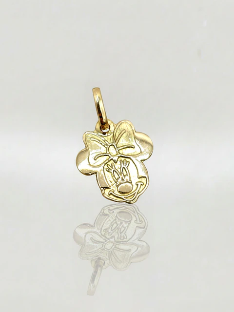 Colgante Minnie Mouse Encanto Oro 18k