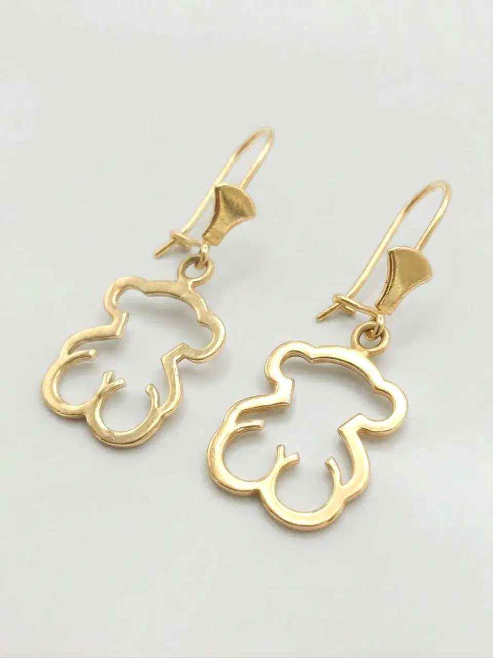 Aros Osito Colgante de Gala Oro 18k 3